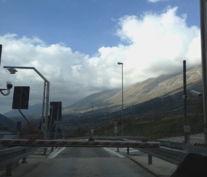 Autostrada A24, casello Assergi (L'Aquila)