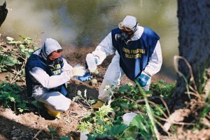 discarica bussi corpo forestale