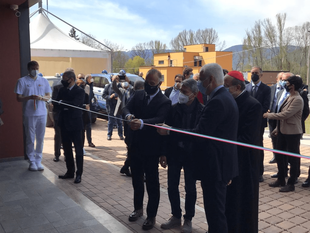 L Aquila Inaugurato Nuovo Centro Vaccinale Anti Covid A San Vittorino