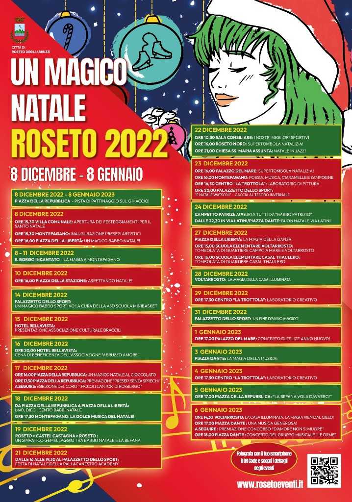 Roseto Presenta Il Calendario Degli Eventi Natalizi Tutto Il Programma