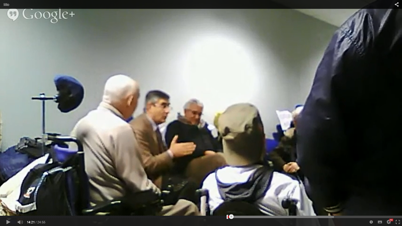 I disabili parlano con D’Alfonso e interrompono l’occupazione della Regione