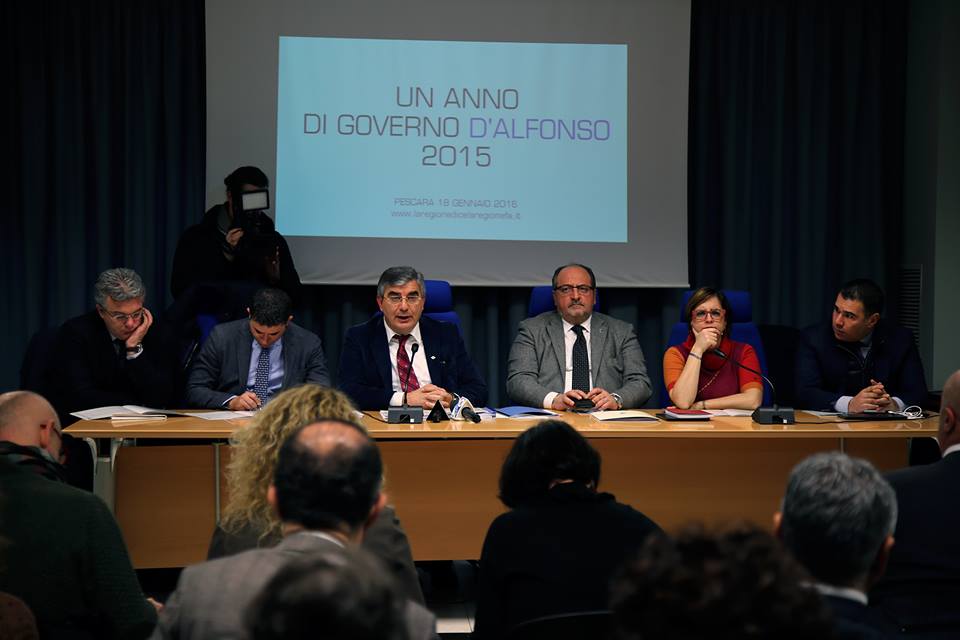 Un anno di governo D’Alfonso: obiettivi raggiunti che danno credibilità ad azione governo