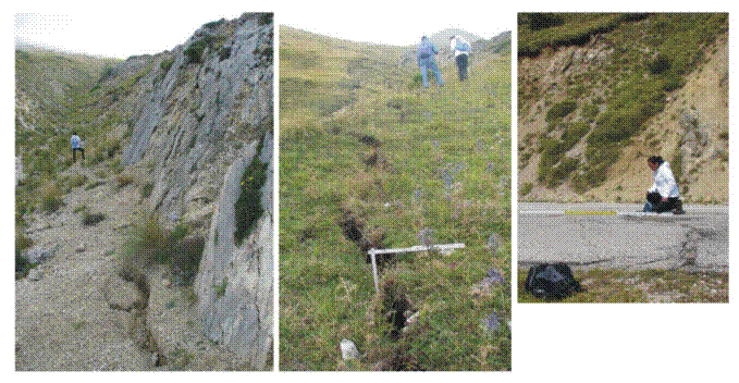 Le faglie che spaccano l’Appennino (Foto): geologi AIGE nelle zone terremotate per spiegare e informare