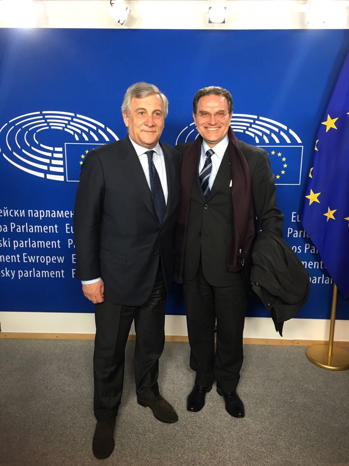 Il Presidente del Parlamento Europeo, Antonio Tajani, presto in visita in Abruzzo