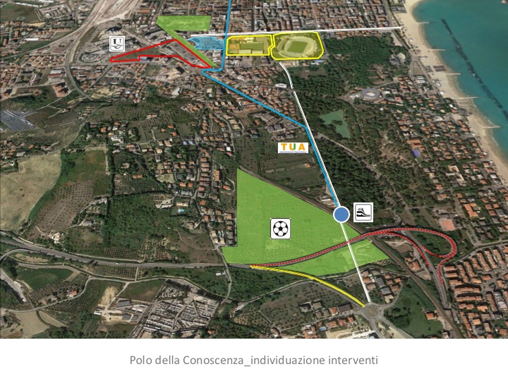 Presentato il progetto ‘Cittadella della sport’, un grande city campus attorno alla Pineta dannunziana