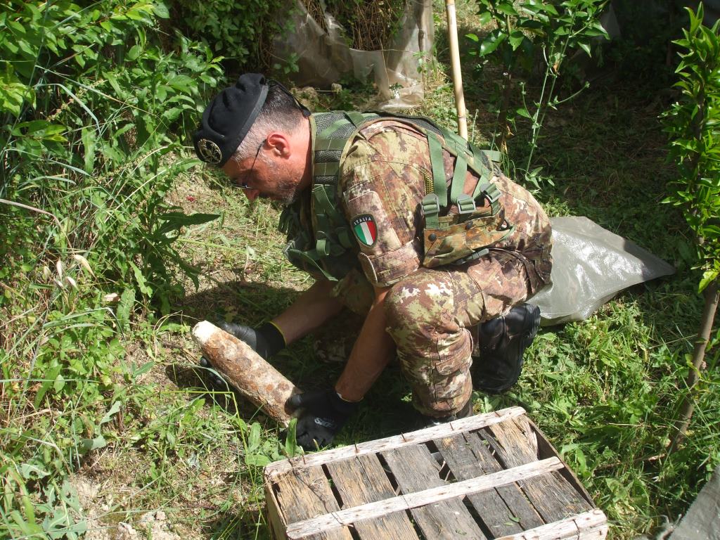Residuati bellici rivenuti nel Chietino, arriva l’Esercito per operazioni di bonifica e brillamento