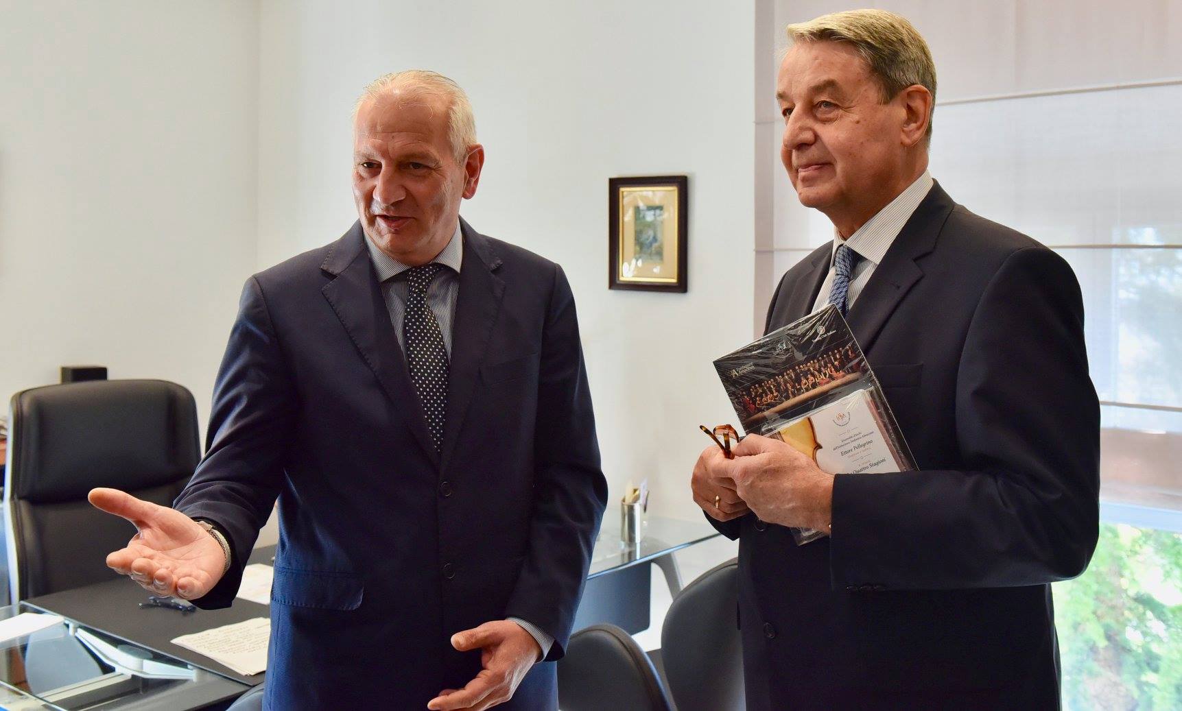 L’ambasciatore russo della Santa Sede in visita all’Emiciclo, Di Pangrazio: legame più forte dopo il sisma