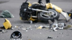 motocicletta scontro incidente