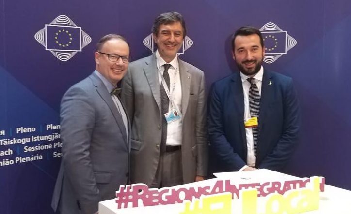 Plenaria del Comitato europeo, Marsilio incontra a Bruxelles il presidente delle Regioni europee