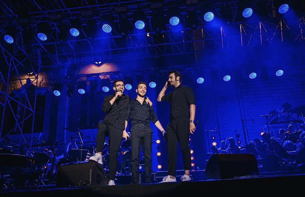 Il Volo all’Aquila per il concerto della Perdonanza: onorati di essere qui, città bellissima che sta rinascendo