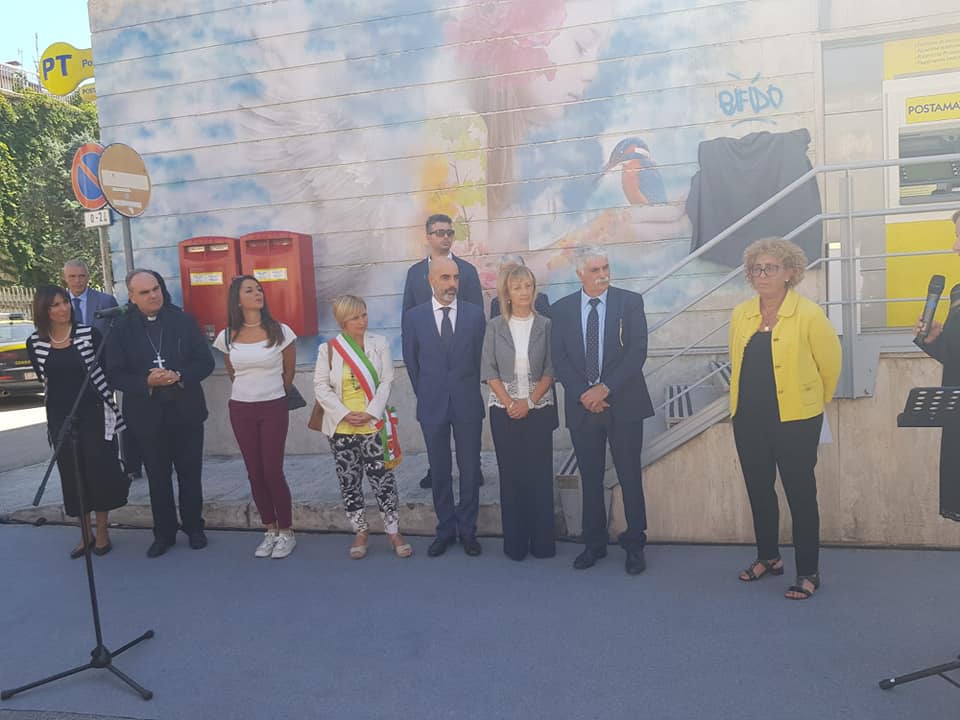 A Sulmona un murale in onore di Fabrizia Di Lorenzo, vittima dell’attentato di Berlino del 2016