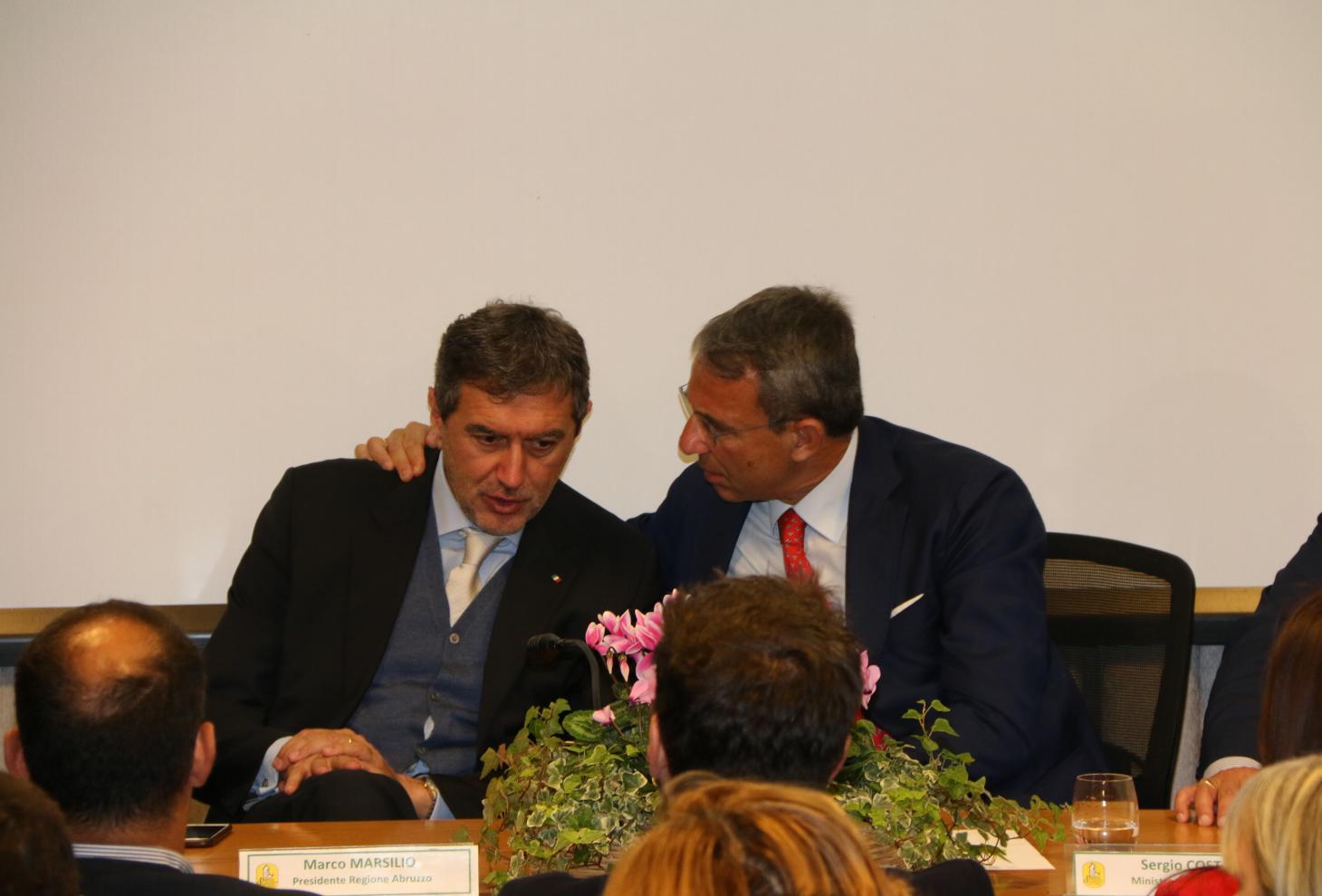 Marsilio incontra il ministro Costa a Pescasseroli: salvaguardare grande patrimonio naturalistico e storico