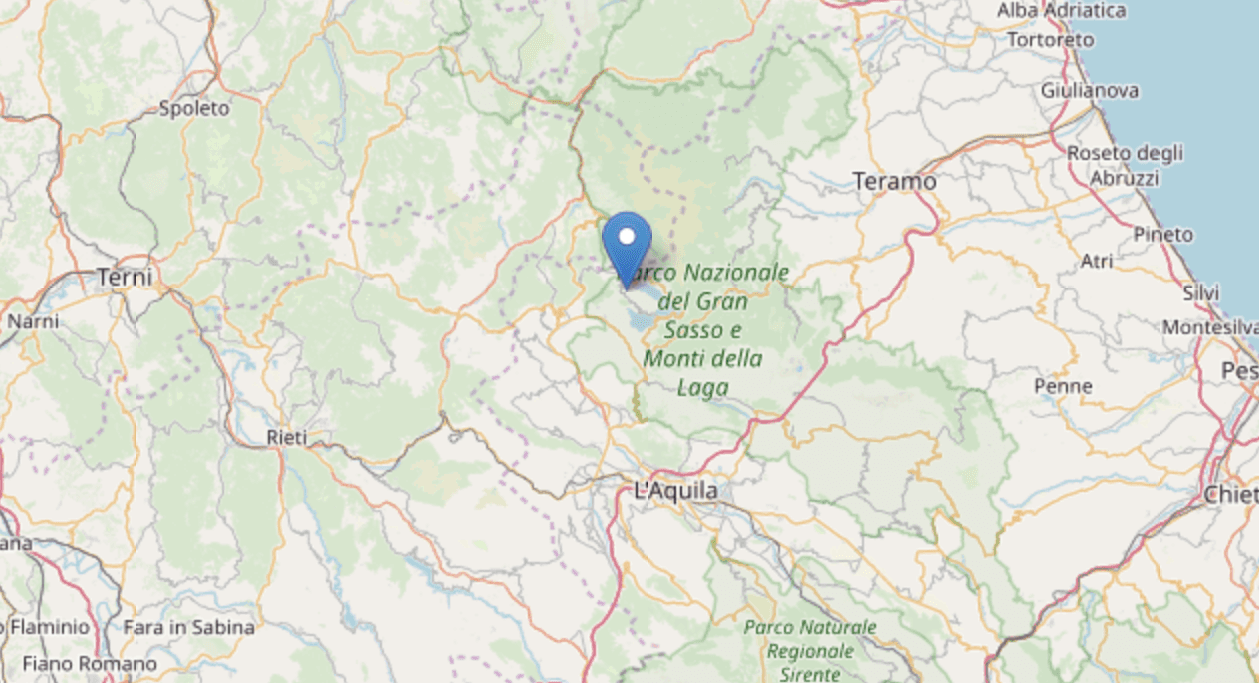 Due scosse di terremoto nella notte vicino Campotosto, nessun danno a persone o cose