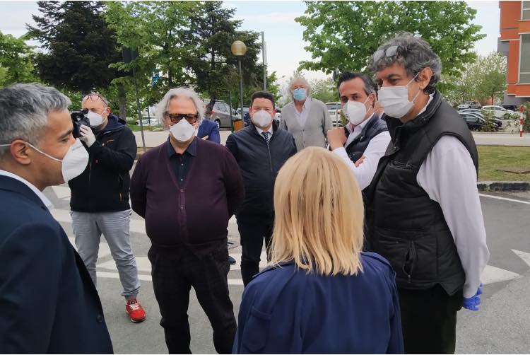 Marsilio visita l’ospedale di Atri: presidio fondamentale, al lavoro con la Asl anche per investimenti