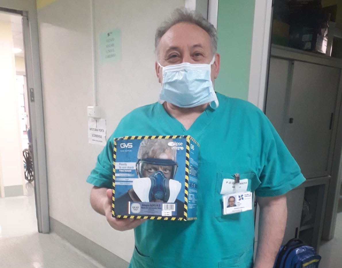 Giulianova, donate mascherine di alta protezione al pronto soccorso e al laboratorio analisi