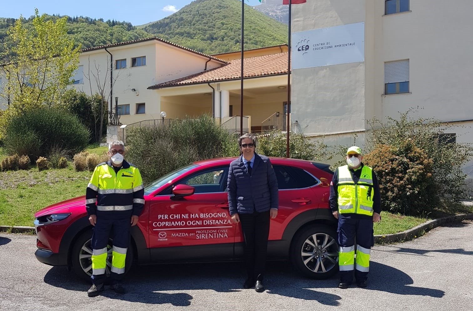 Madza Motor e Comunità montana insieme per la gestione dell’emergenza Covid-19