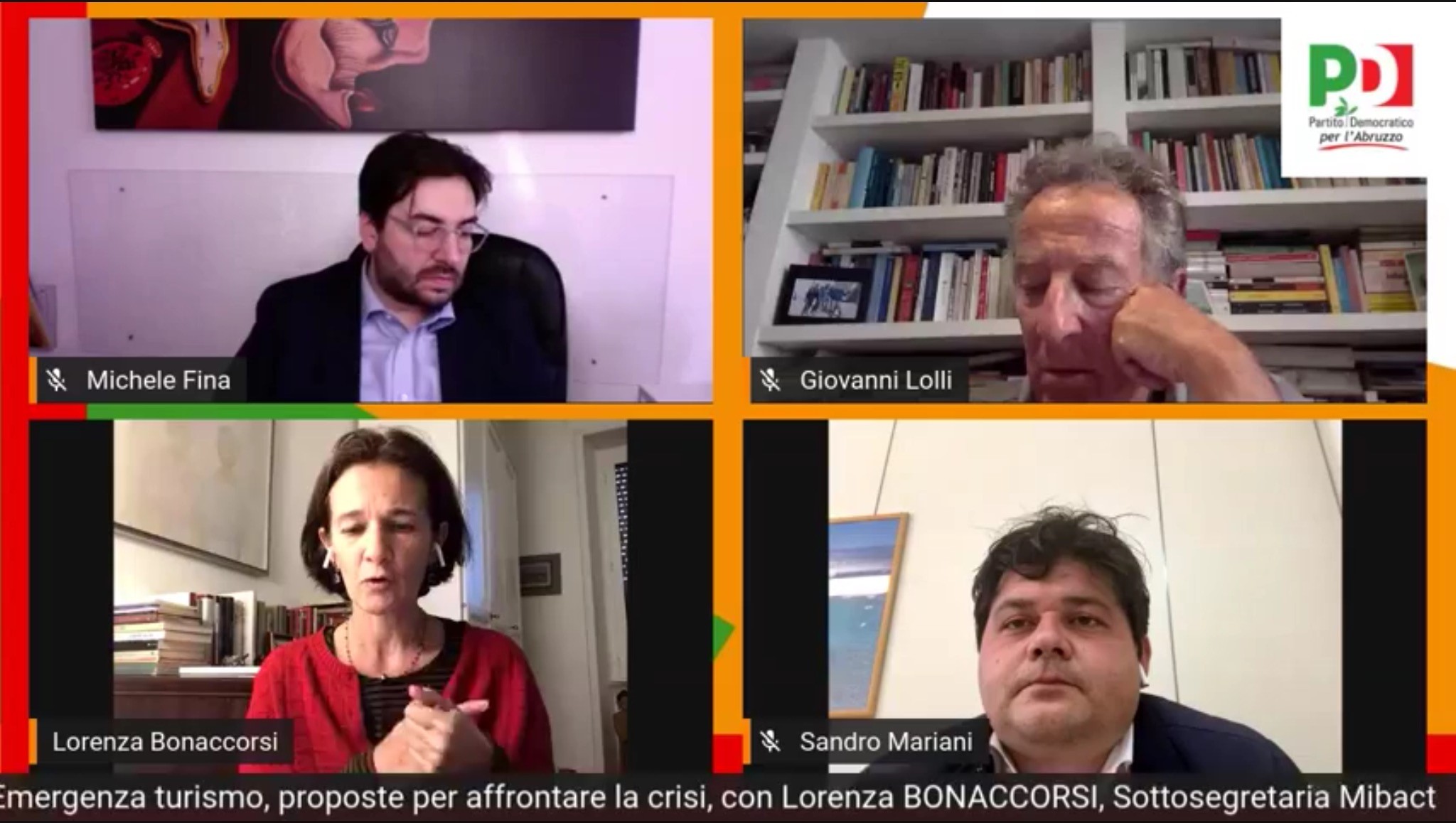 Emergenza turismo, il PD Abruzzo incontra la sottosegretaria Bonaccorsi: le misure per il rilancio