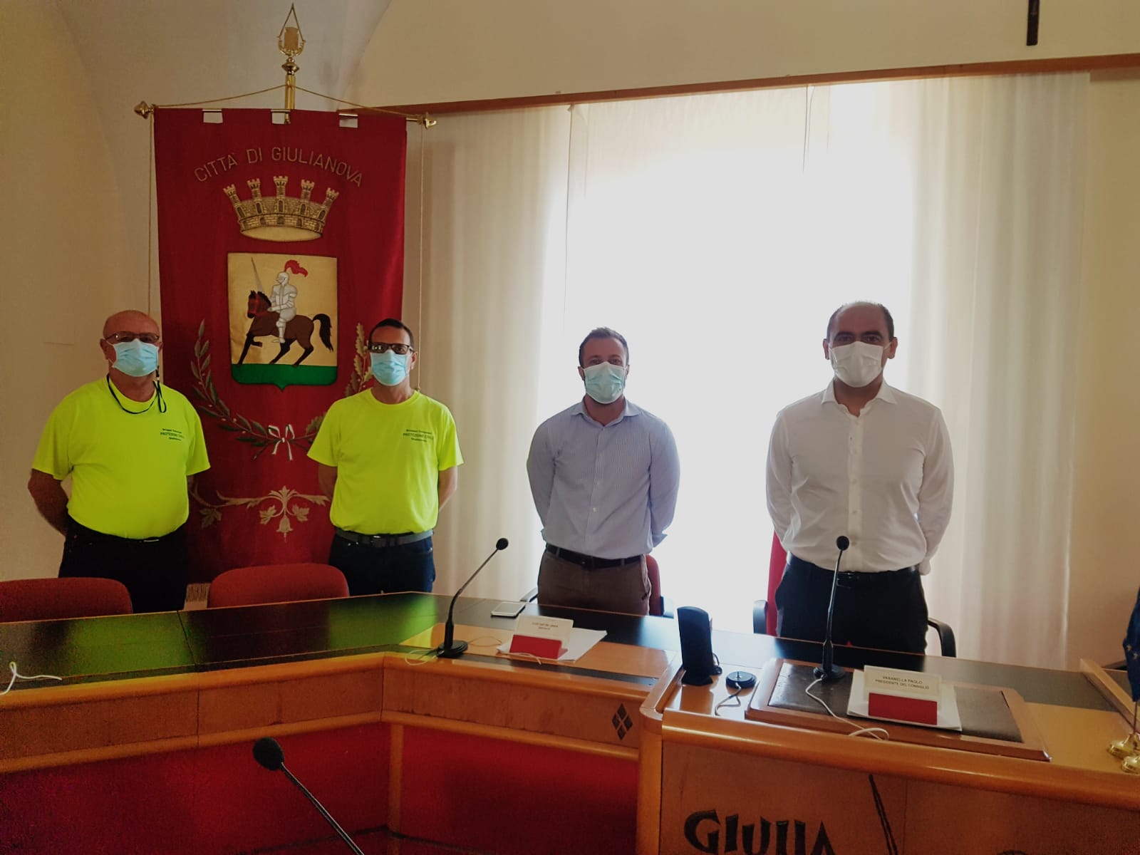 Riconsegna del termoscanner al presidio sanitario di Giulianova, i ringraziamenti del sindaco all’azienda Di Silvestro