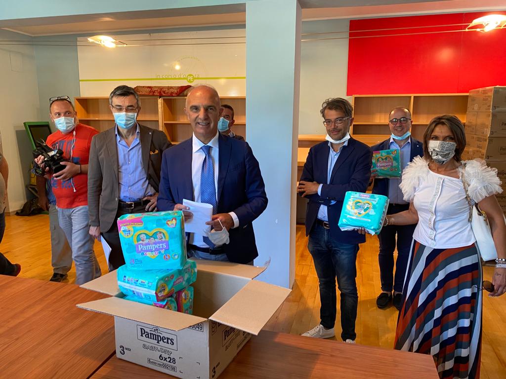Pescara, pannolini gratis per un mese alle famiglie in difficoltà
