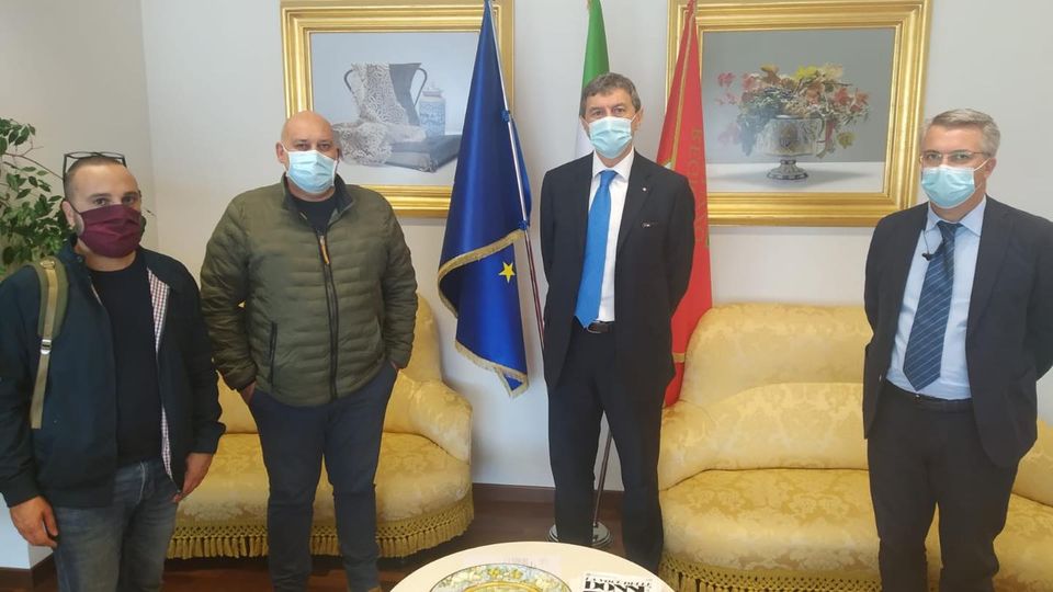 Lavoro: il presidente della Regione Abruzzo Marsilio incontra i sindacati della ...