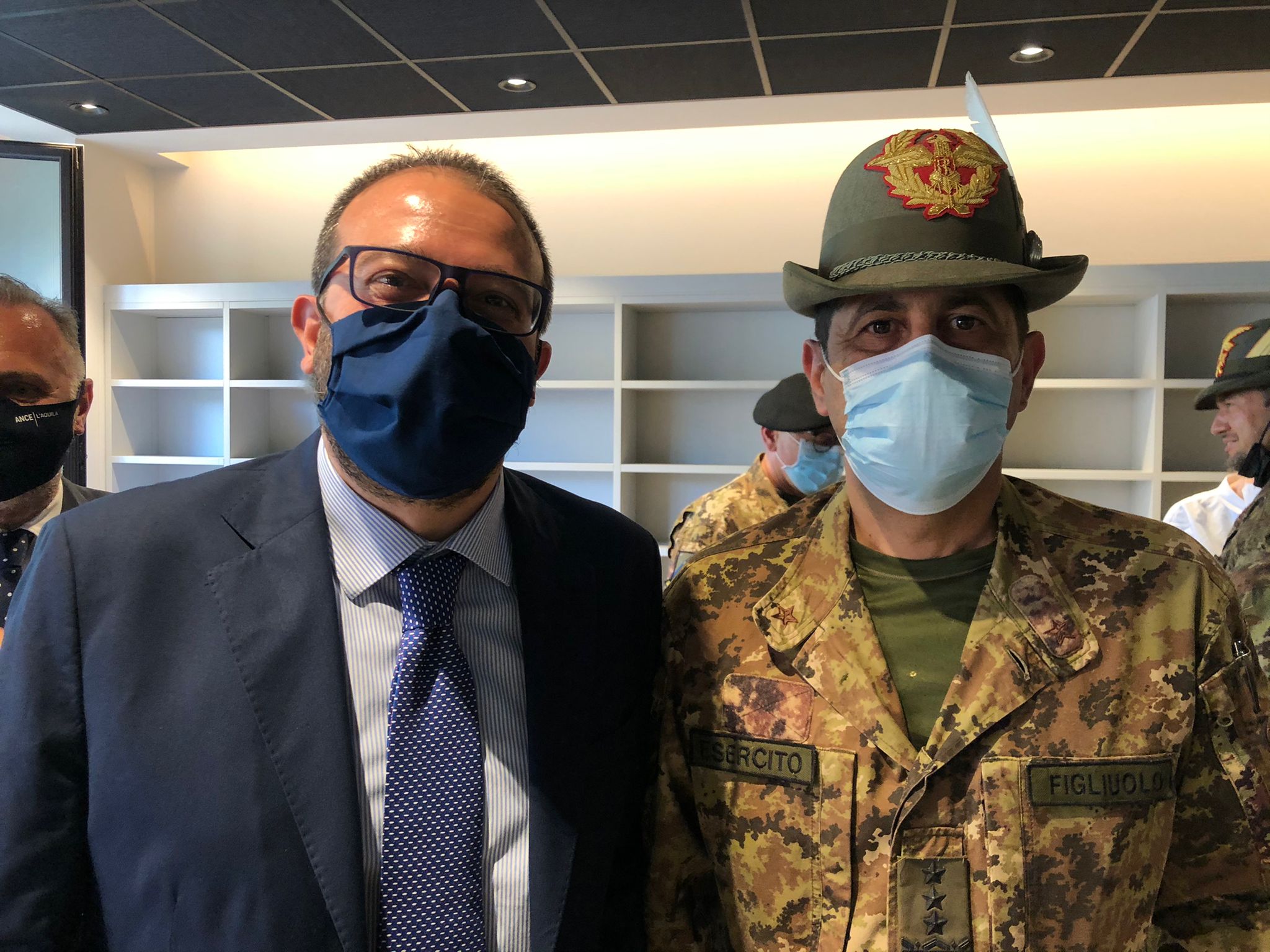 Figliuolo visita il centro vaccinale San Vittorino, Biondi: nessuno sarà lasciato indietro nella lotta al Covid