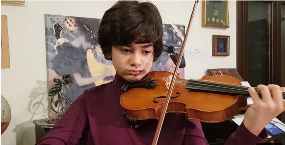 Il giovanissimo violinista pescarese Firmino Feliciani vince il premio Mandanici