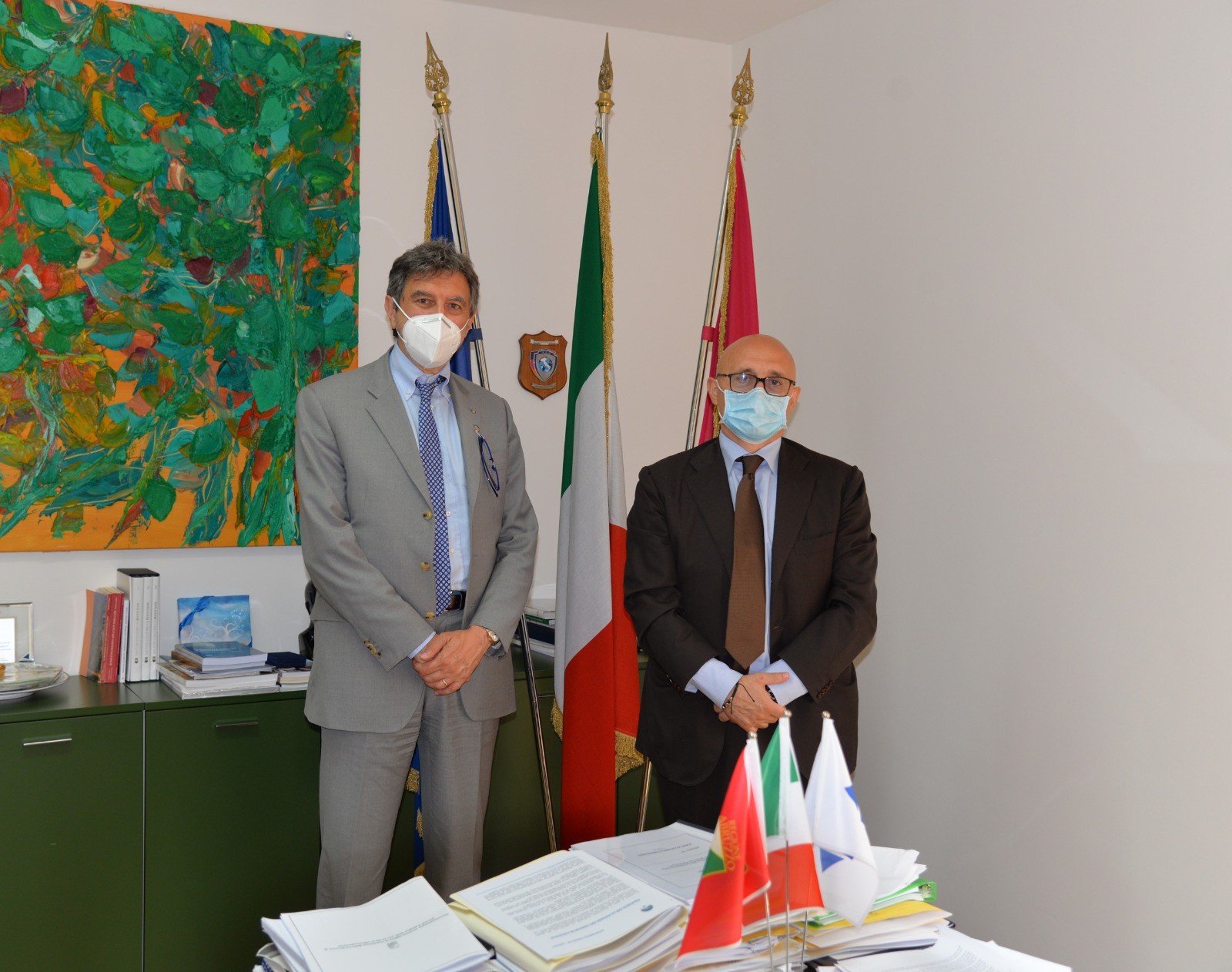 Istituzioni: Marsilio ha incontrato il questore di Pescara Liguori