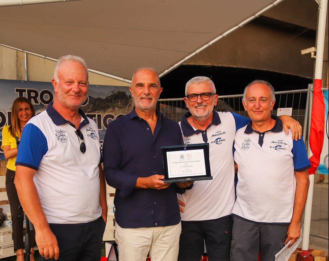 5° trofeo Porto Antico di Traina Costiera, la premiazione con il sindaco Masci
