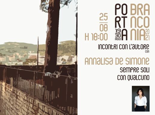 Incontri con l’autore, domani all’Aquila Annalisa De Simone con “Sempre soli con qualcuno”