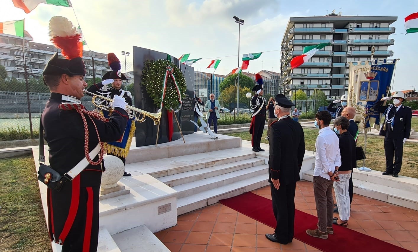 A Pescara i carabinieri ricordano il sacrificio del Maresciallo Capo Marino Di Resta