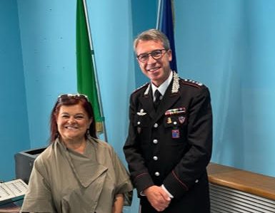 La deputata Pezzopane saluta il colonnello dei carabinieri Santantonio: “Grazie per il lavoro fatto”