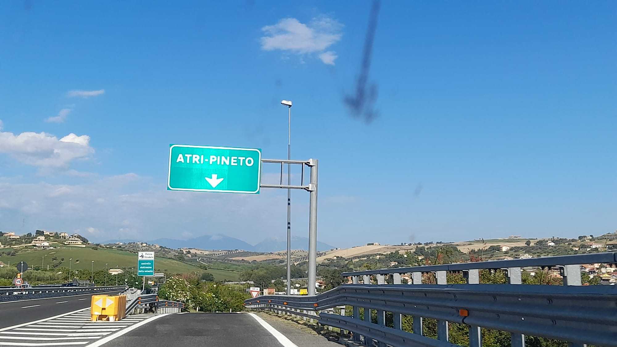 A14: chiusure notturne del tratto Atri Pineto – Pescara Nord in entrambe le direzioni