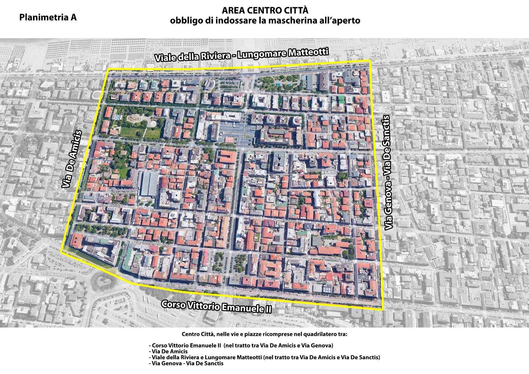 Shopping e feste di Natale, a Pescara scatta l’ordinanza per uso mascherine all’aperto