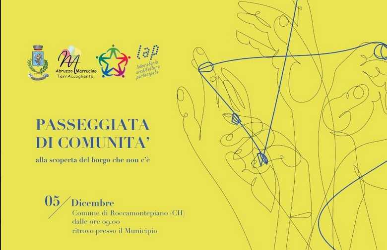 A Roccamontepiano arriva la “Passeggiata di comunità”, appuntamento per il 5 dicembre