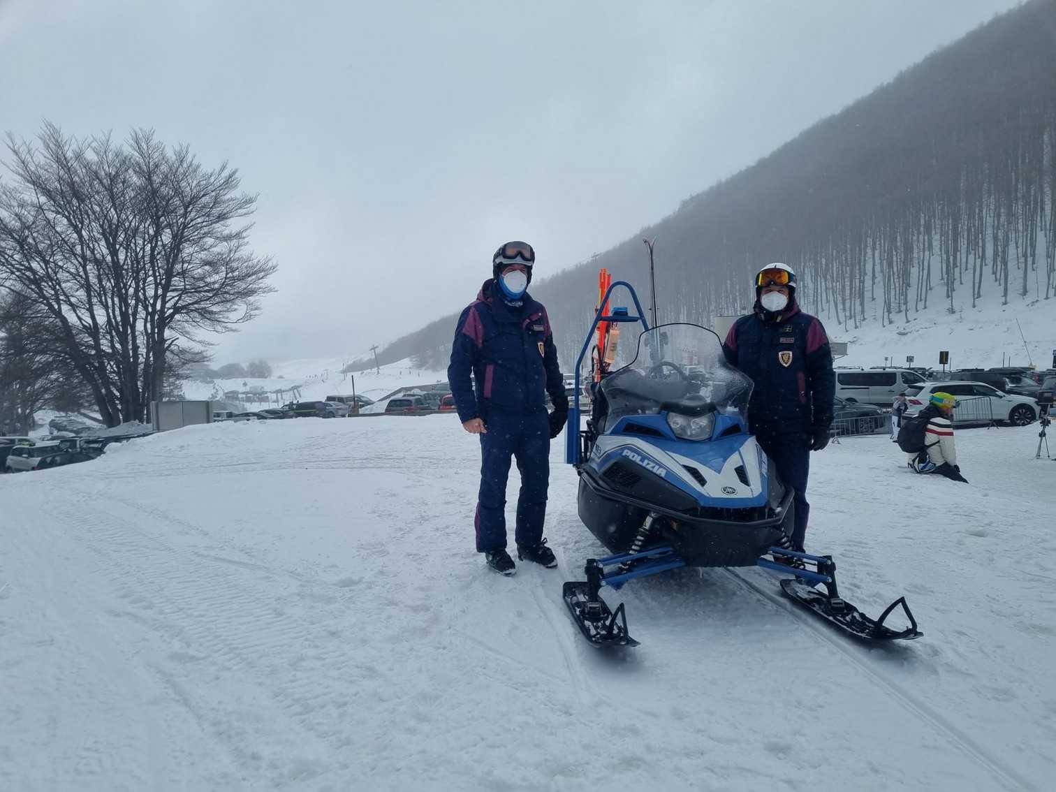 Stagione sciistica 2021-2022, la polizia di stato attiva servizi di sicurezza e soccorso in montagna