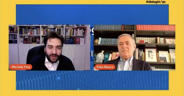 Ezio Mauro ospite della rubrica di Michele Fina: “No al pregiudicato Berlusconi al Quirinale”