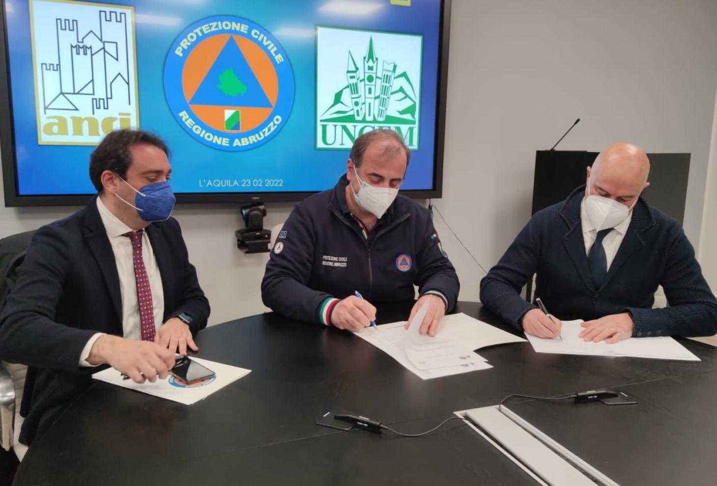 Protezione Civile, sicurezza e tutela territorio: sottoscritti protocolli d’intesa con Anci e Uncem