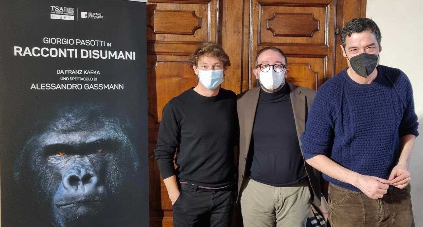 Pasotti e Gassmann con Racconti disumani da Kafka: prima nazionale all’Aquila