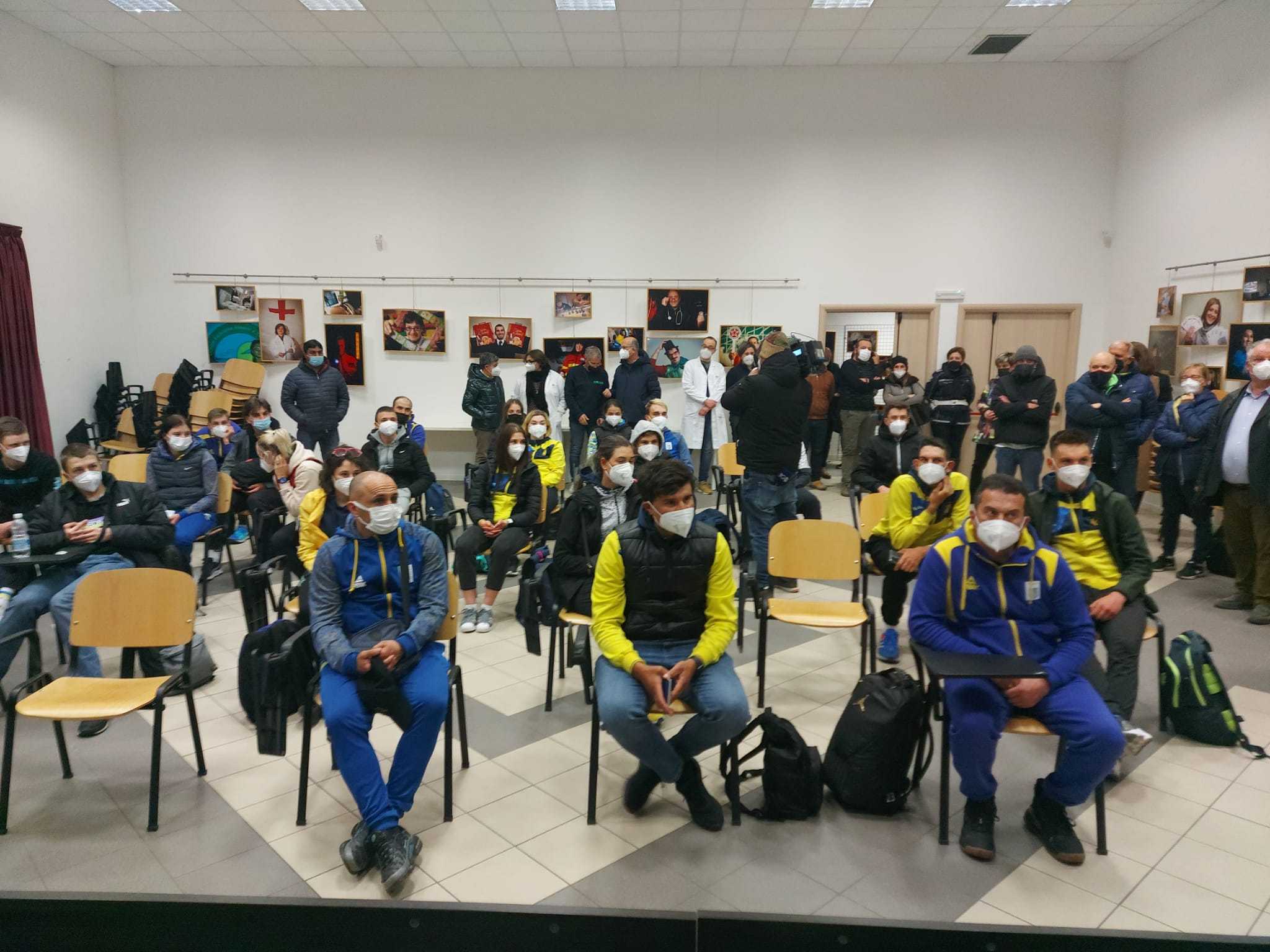 Iniziati gli allenamenti su strada all’Aquila degli atleti Under 23 e Juniores della nazionale Ucraina