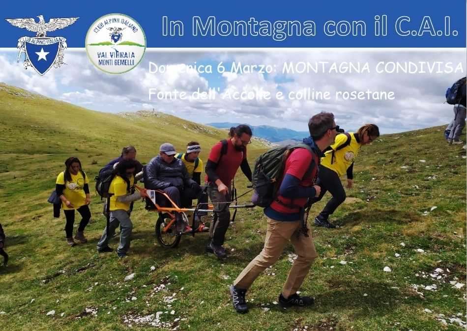 Roseto ospiterà la prima escursione 2022 del calendario di montagna terapia del Cai Abruzzo