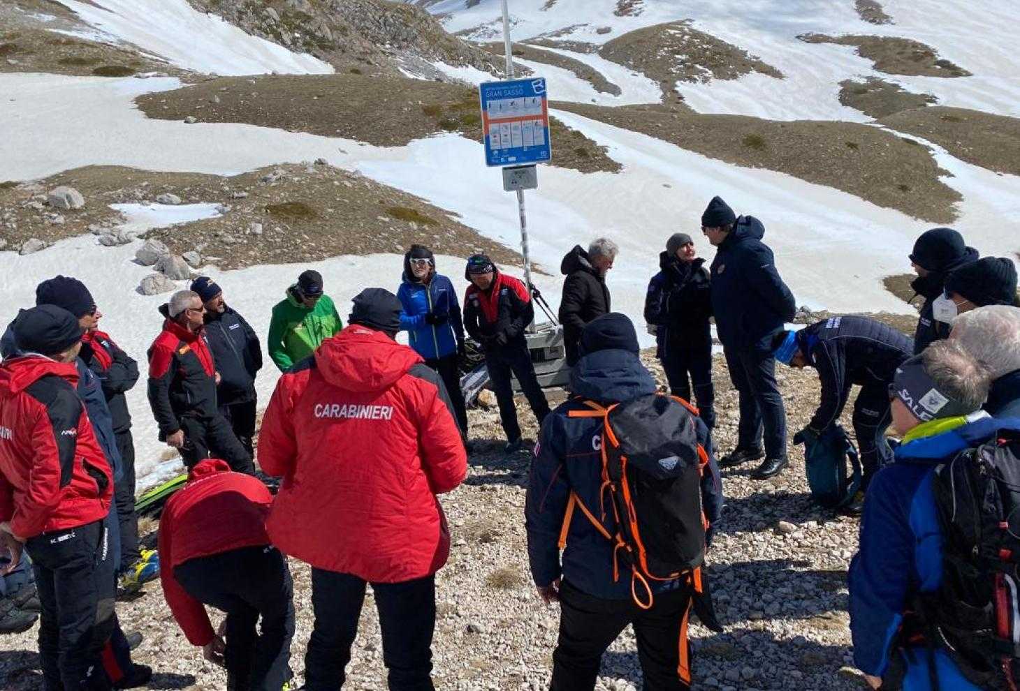 Rischio valanghe: giornata dimostrativa ARTVa a Campo Imperatore
