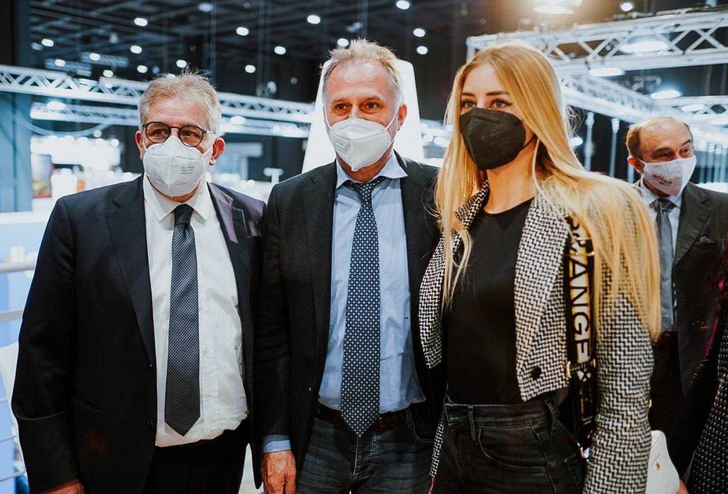 Bit a Milano, i campioni dello sport allo stand Abruzzo: ecco Sabbatini, Gravina e Estiarte