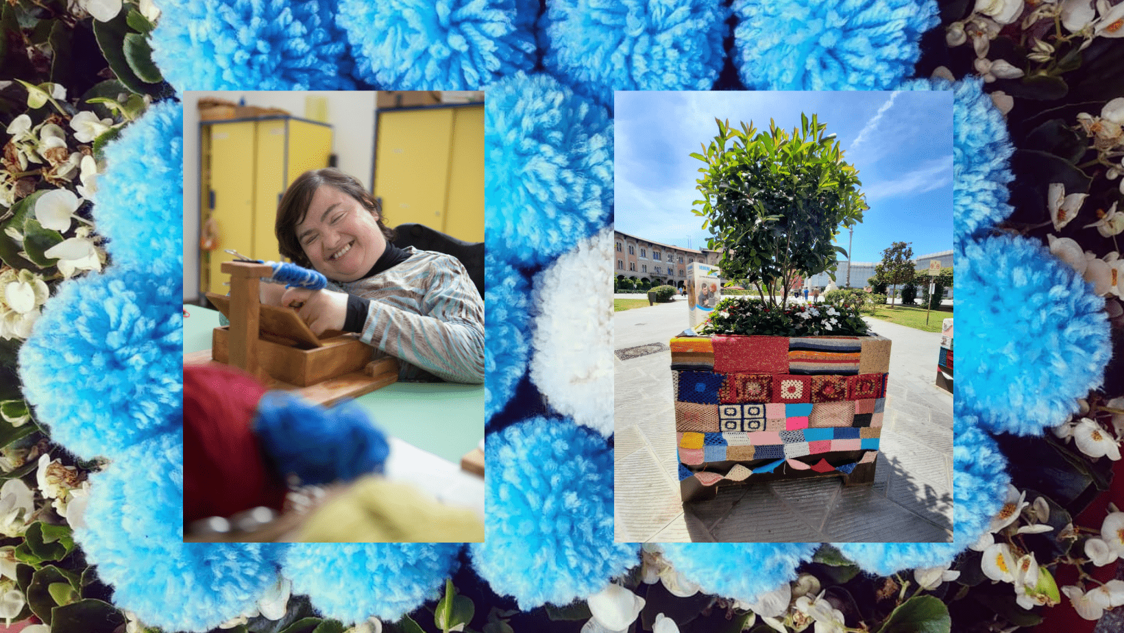 Seconda edizione Yarn Bombing: sensibilizzare sulla sordocecità in memoria di Sabina Santilli