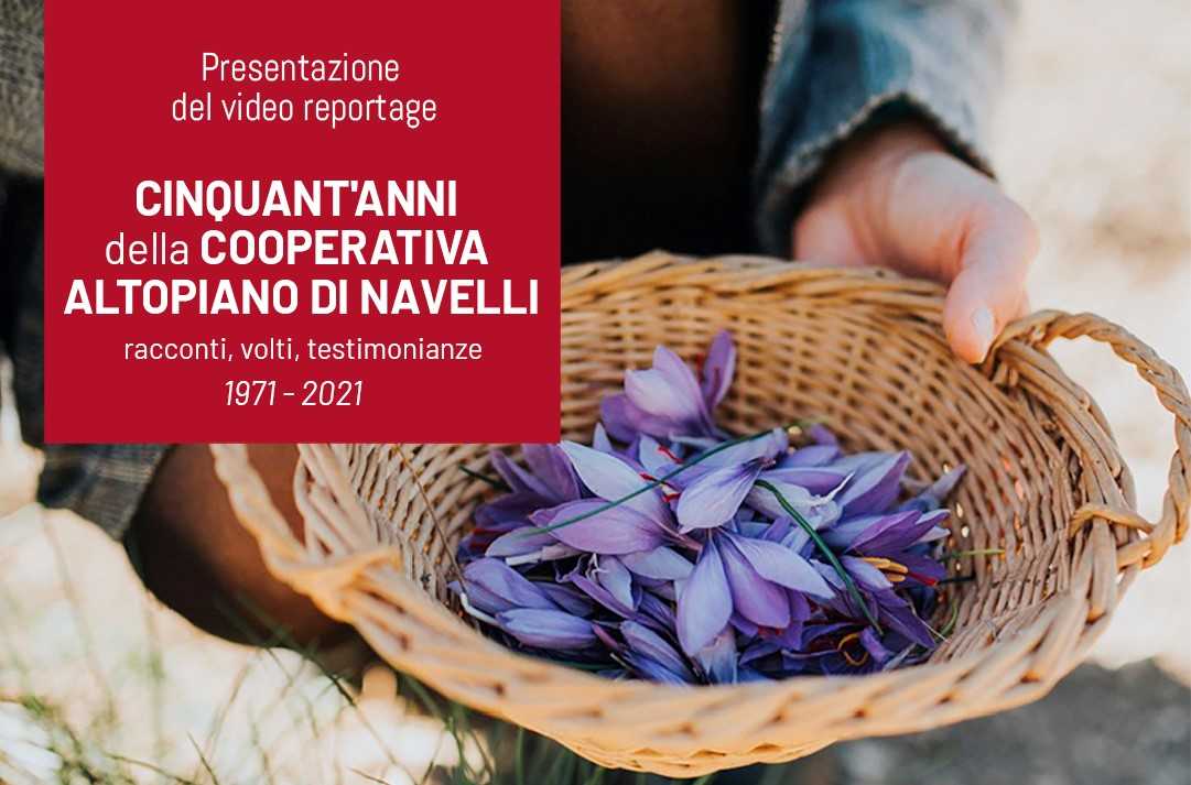 Zafferano, presentazione del video “1971-2021, cinquant’anni della Cooperativa dell’Altopiano di Navelli”