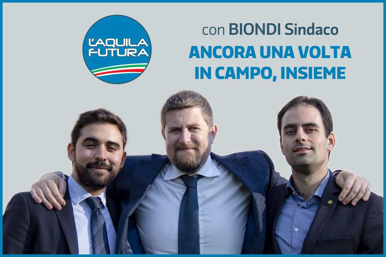 Centrodestra aquilano coeso nell’appoggio a Biondi, domani la presentazione della coalizione