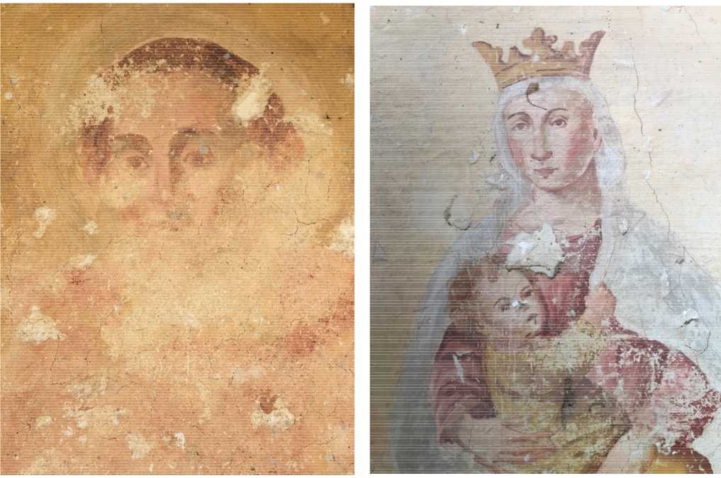 Restaurati i dipinti della lunetta della chiesa di San Massimo d’Aveja a Fagnano Alto