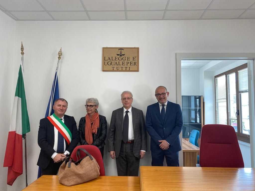Nuova sede dell’ufficio Giudice di Pace a Castel di Sangro, foto dell'inaugurazione AbruzzoLive