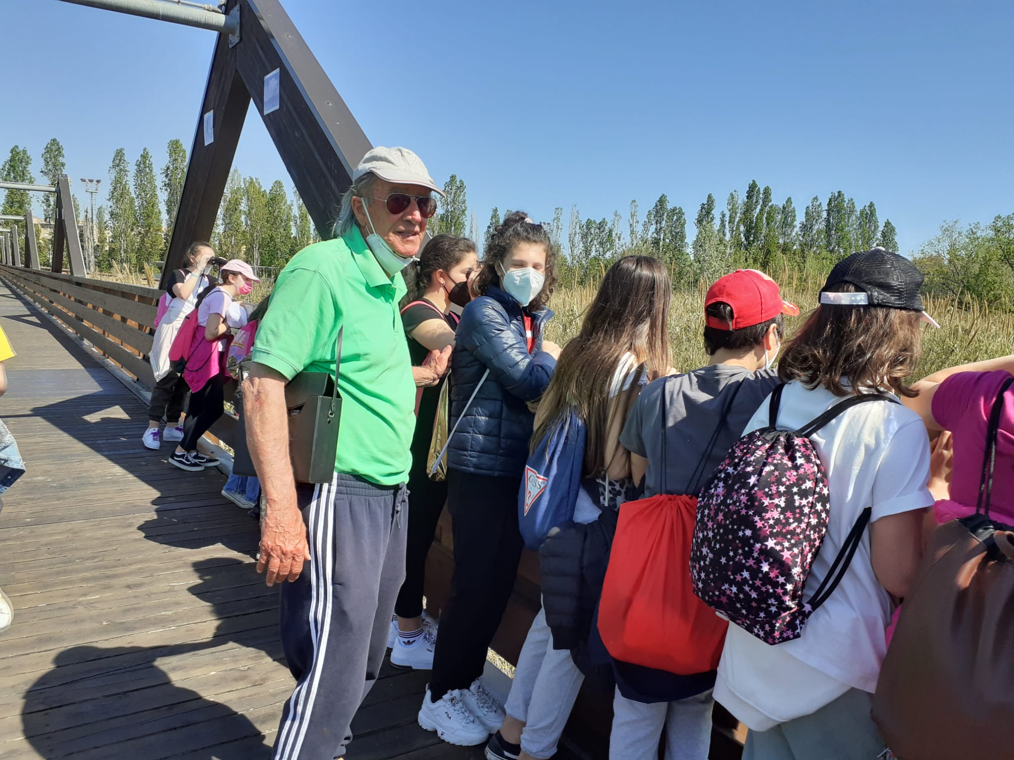 Scuole in visita al parco dell’Annunziata, lezioni all’aperto su fauna e flora (foto)