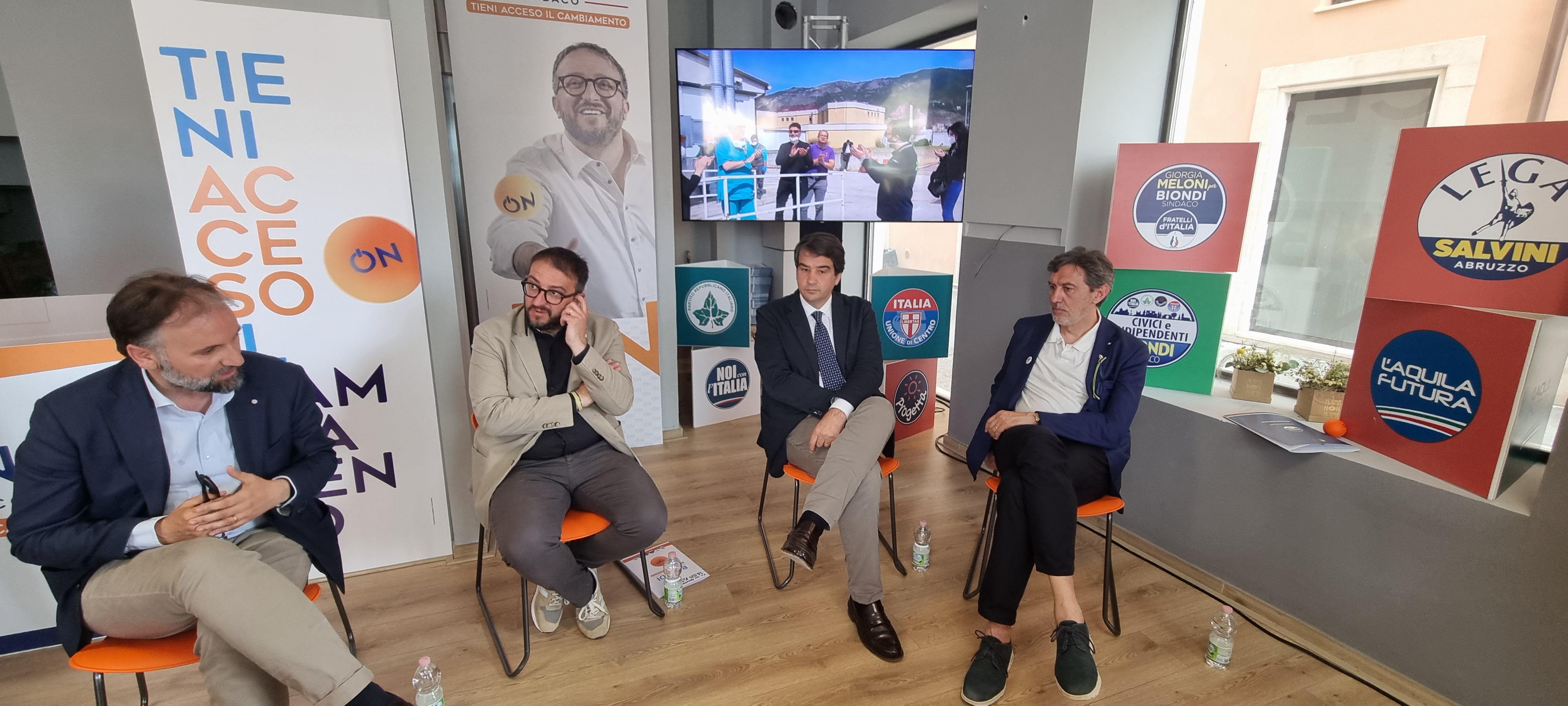 L’europarlamentare Fitto all’Aquila, il sindaco Biondi: impegno per mantenere sostegni ad aziende