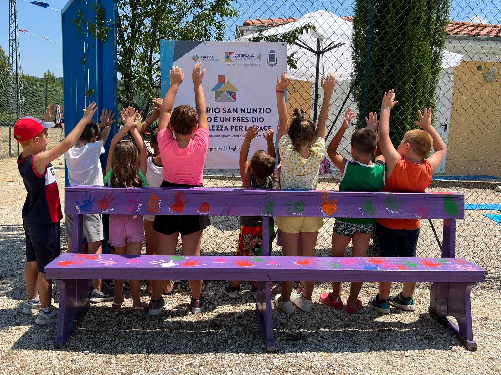 Bolognano, inaugurato il “presidio di gentilezza per la pace”